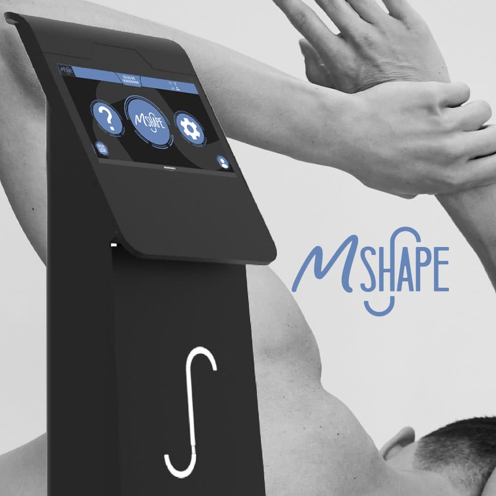 The MShape console in use during a body treatment