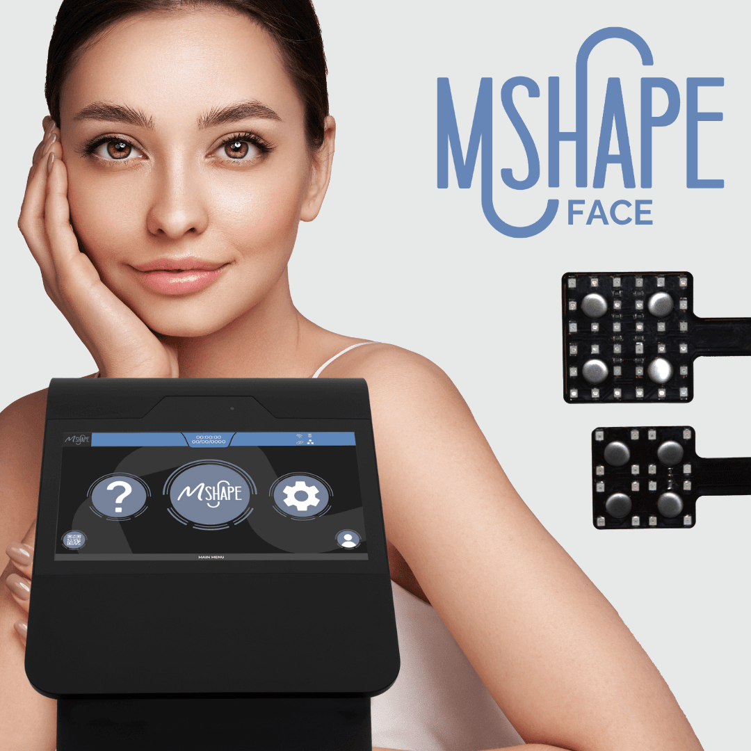 MShape face treatment with the face applicators and the console