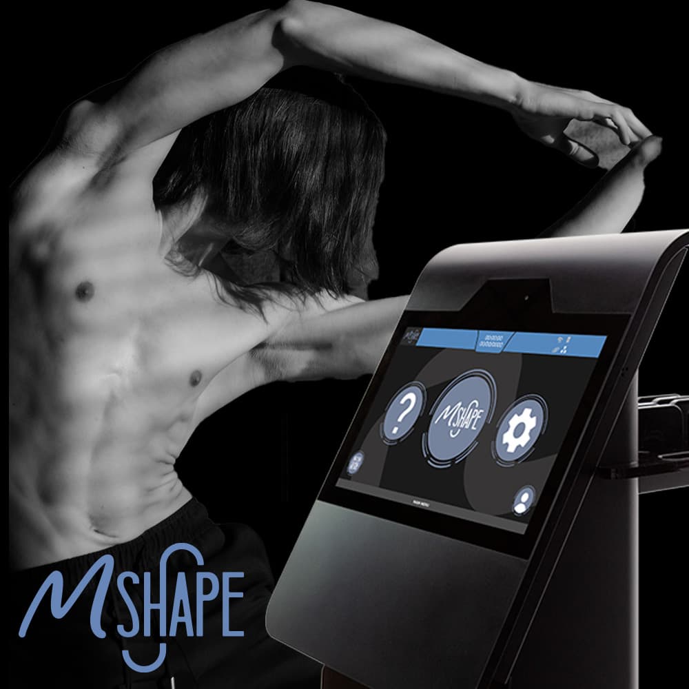 The MShape console beside a treated body