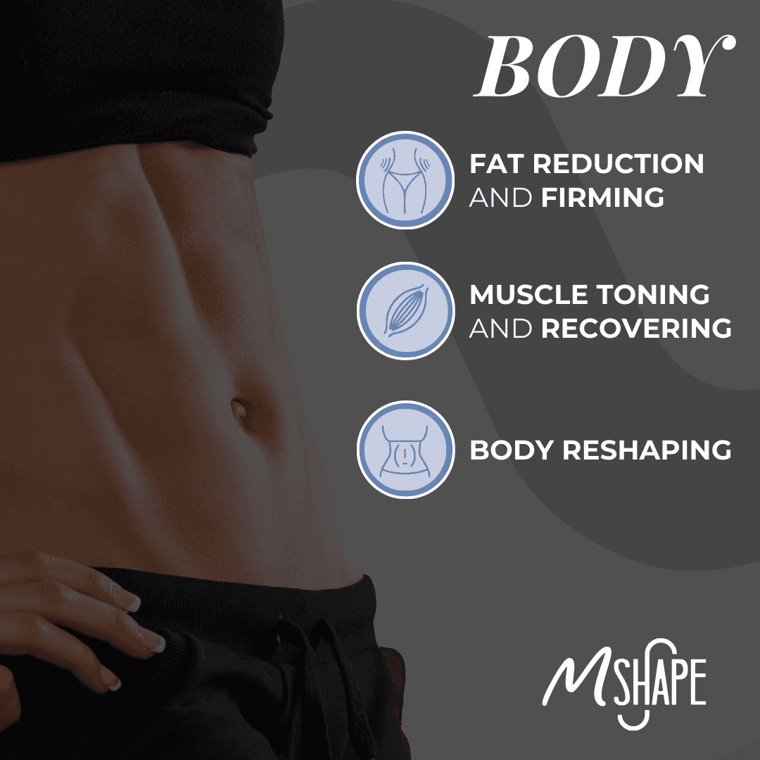 MShape body treatment campaign creative