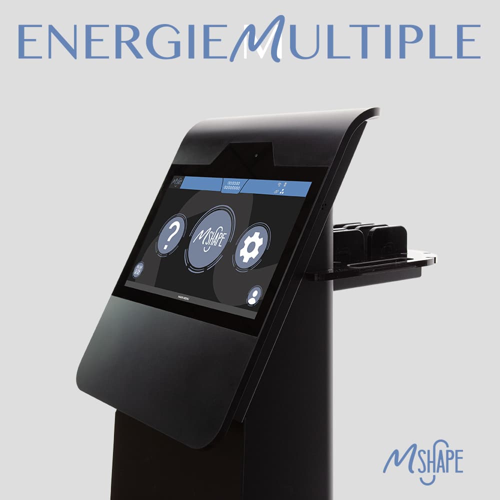 The MShape console with its applicators docked in the tray